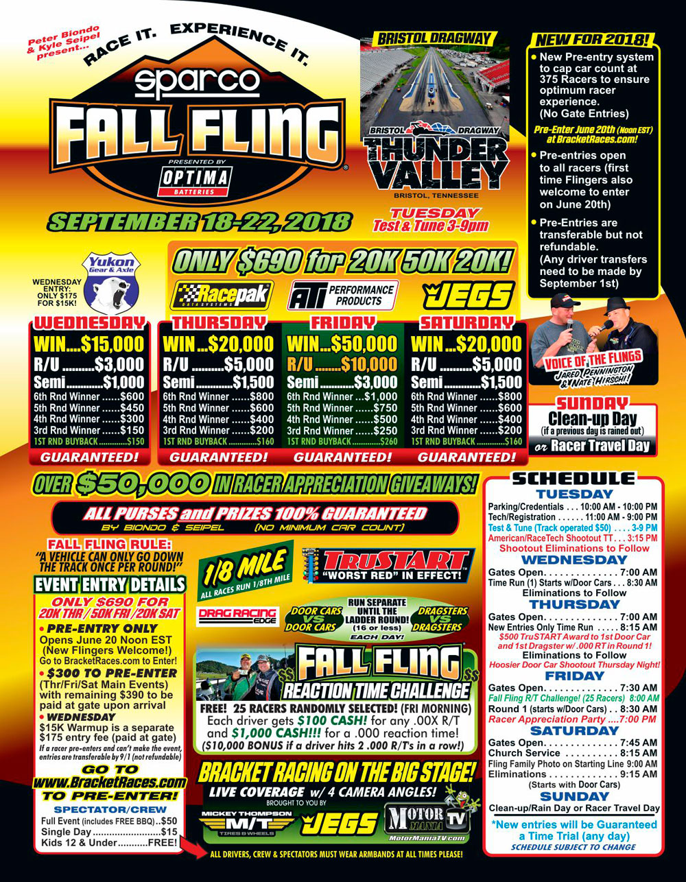 Bracket Races Fall Fling Bristol