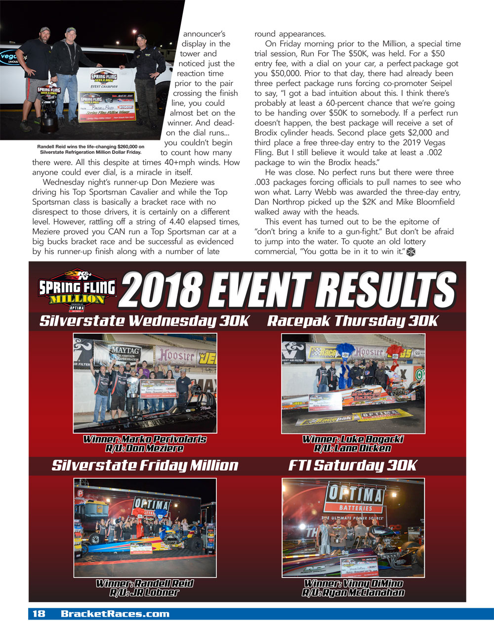 2019 Spring Fling Galot Racer Guide page 18