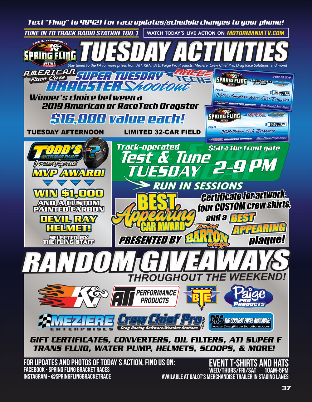 2019 Spring Fling Galot Racer Guide page 37