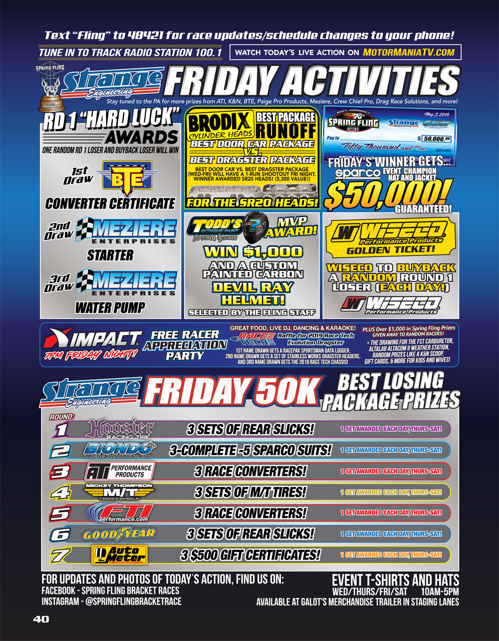 2019 Spring Fling Galot Racer Guide page 40