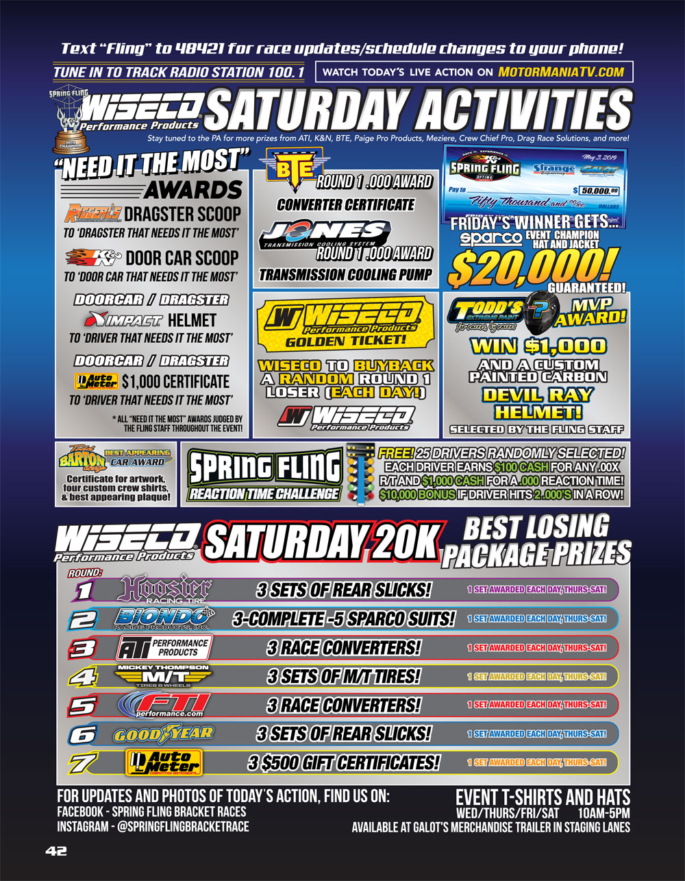 2019 Spring Fling Galot Racer Guide page 42