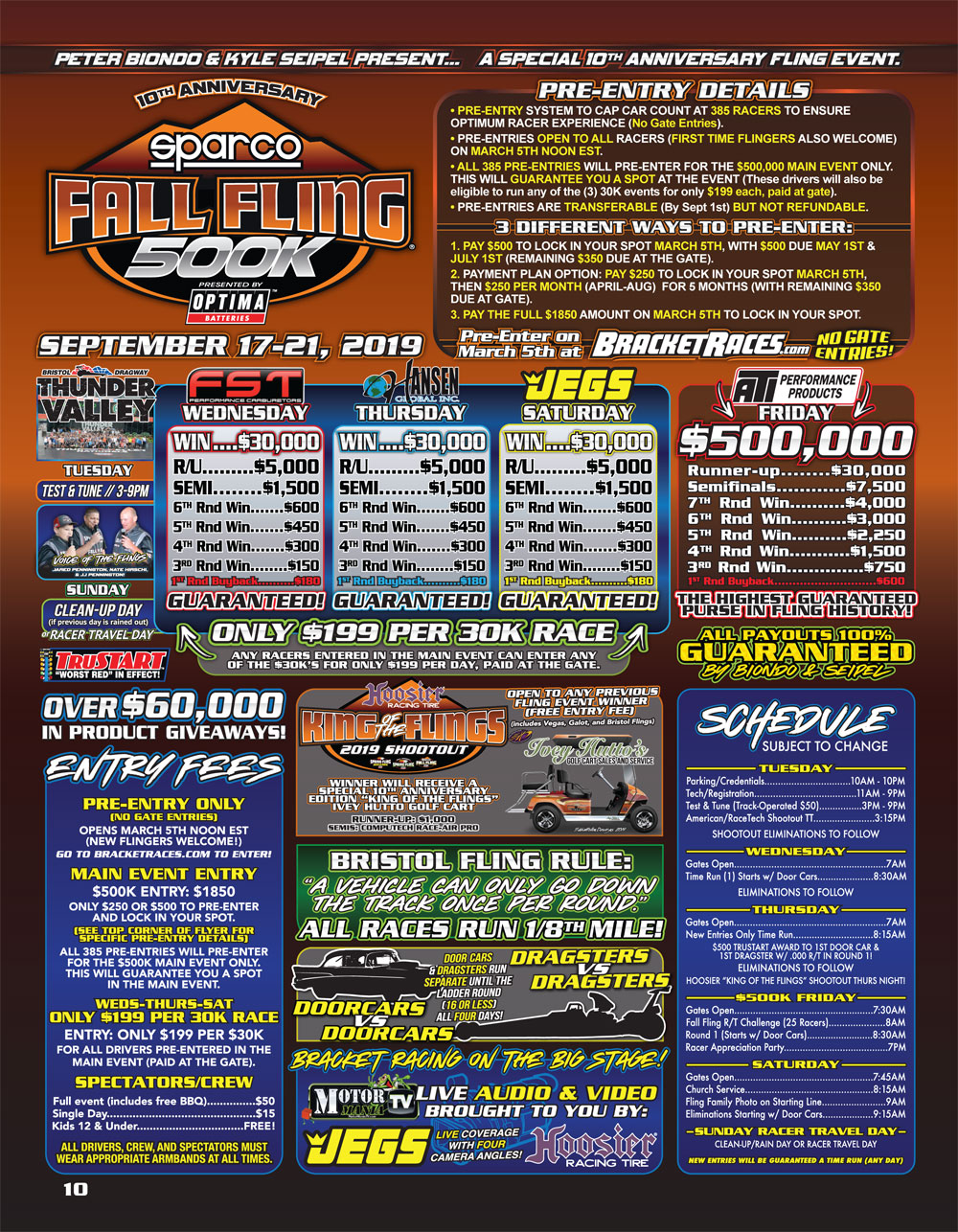2019 Fall Fling Bristol Racer Guide page 10