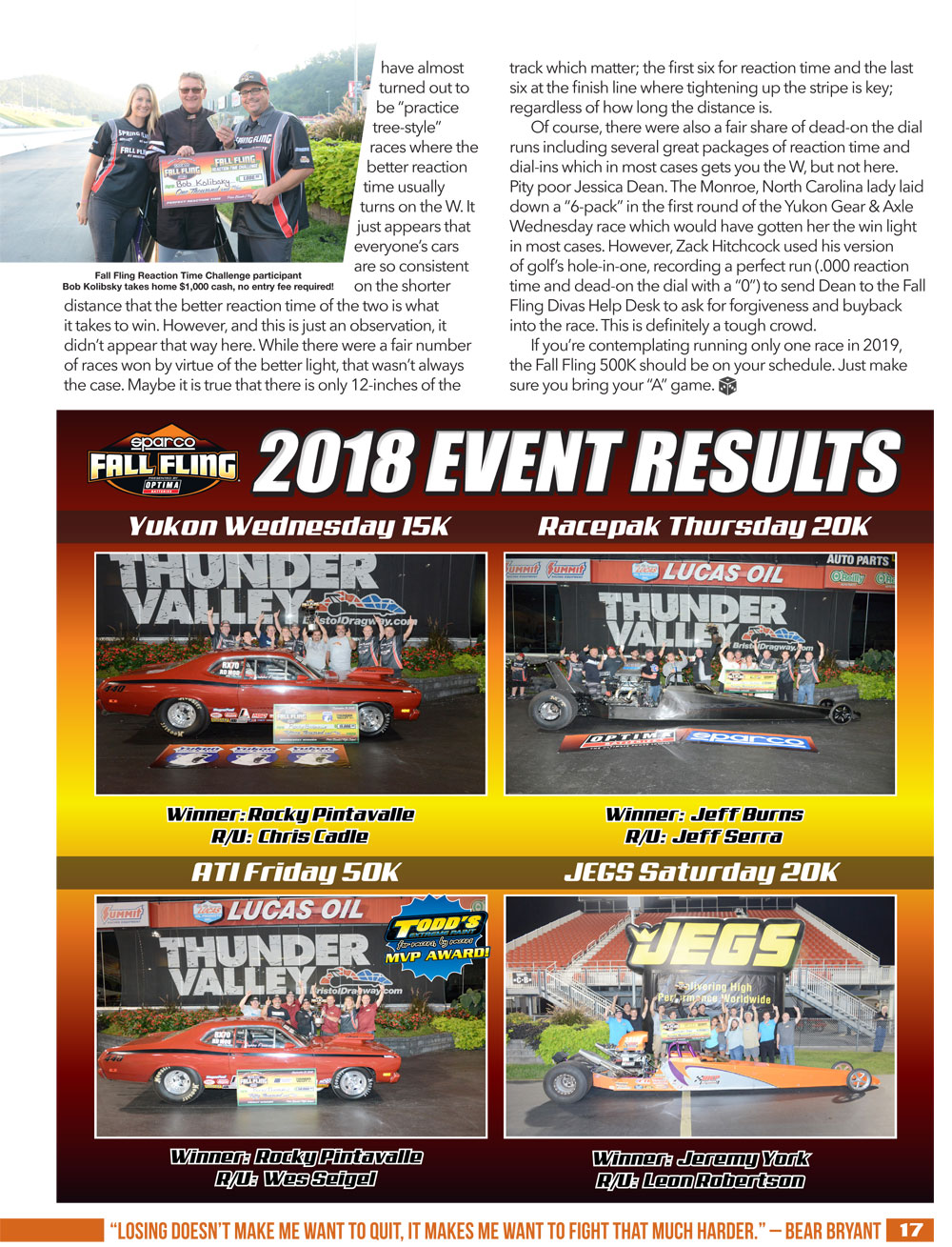 2019 Fall Fling Bristol Racer Guide page 17