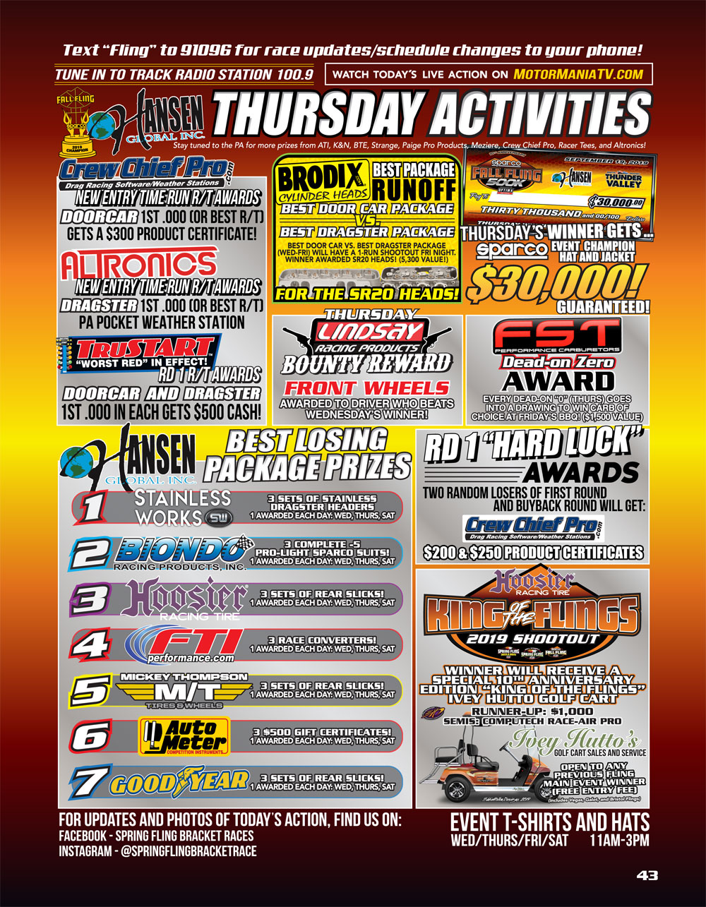2019 Fall Fling Bristol Racer Guide page 43