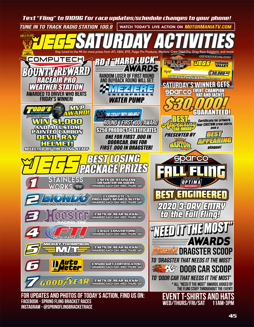 2019 Fall Fling Bristol Racer Guide page 45