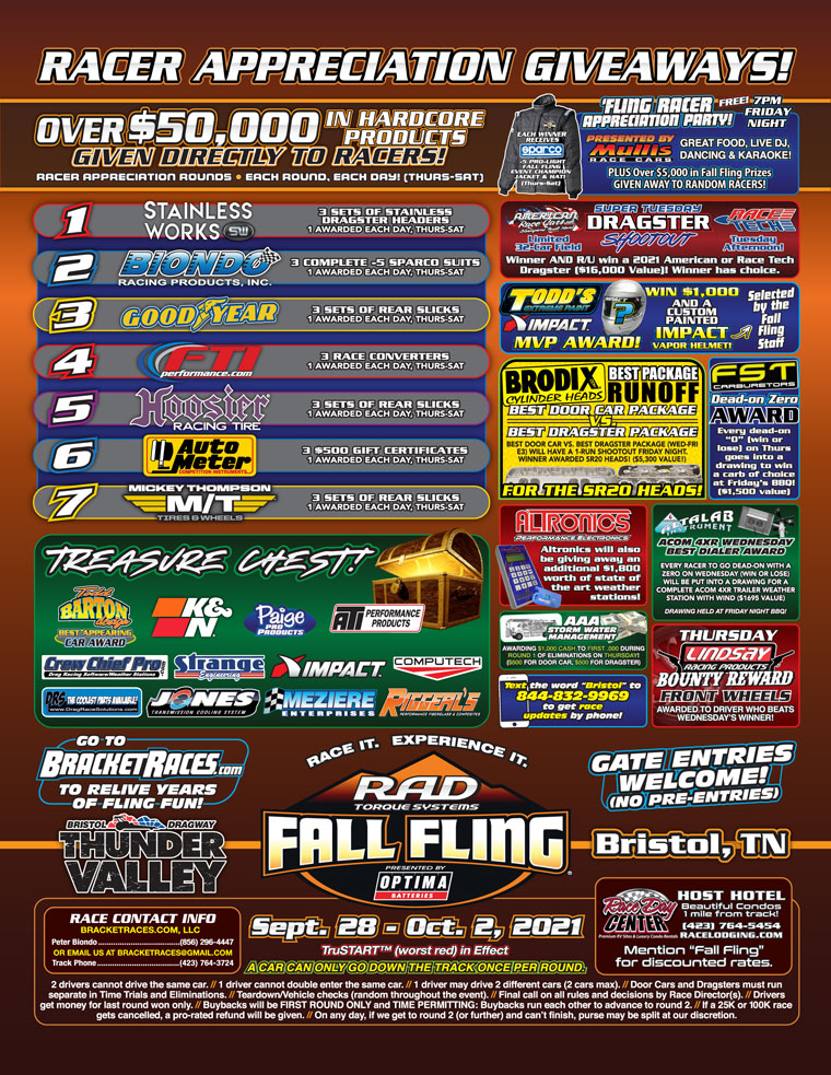 Bracket Races Fall Fling Bristol