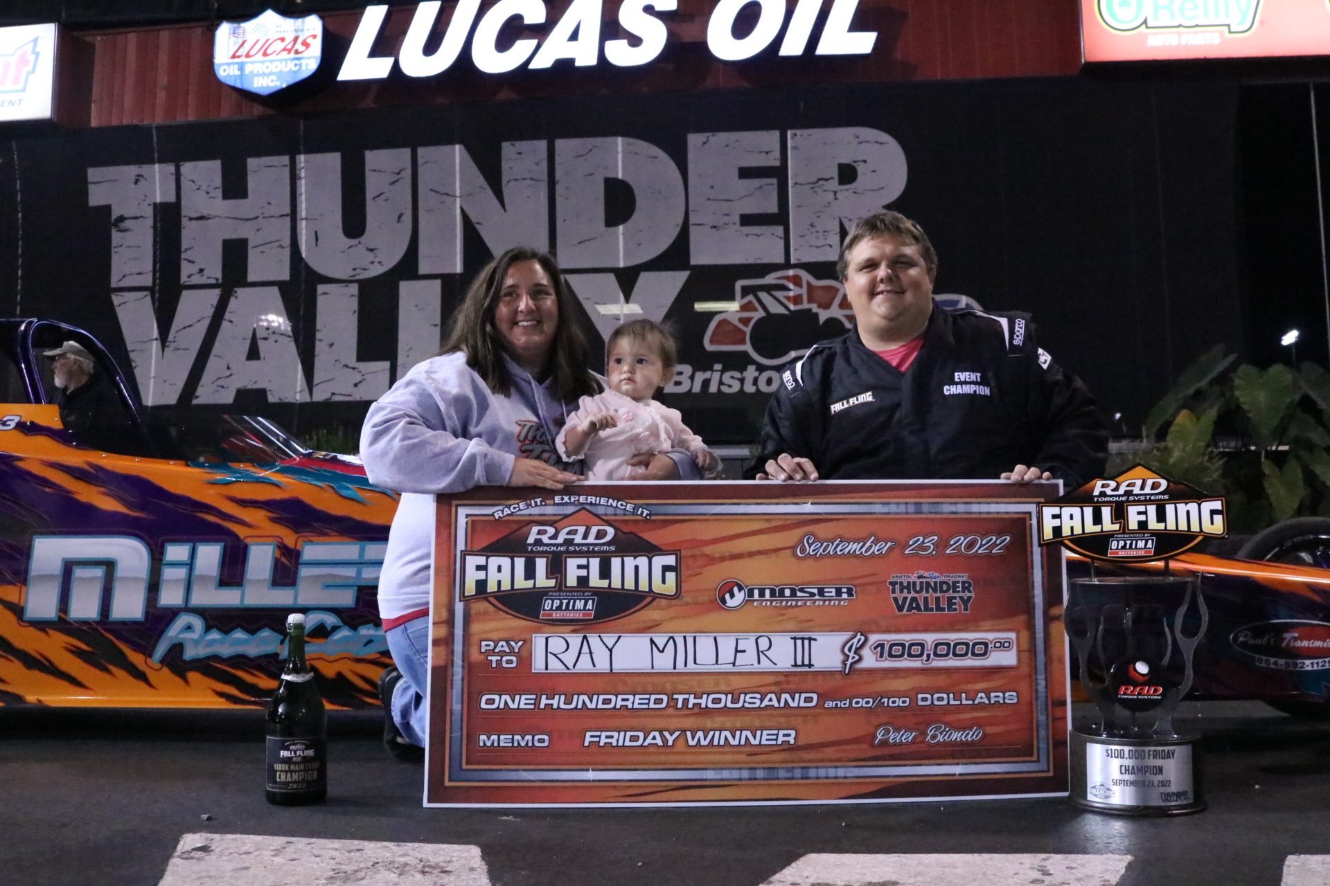 2022 Fall Fling Bristol Friday Winner Ray Miller III