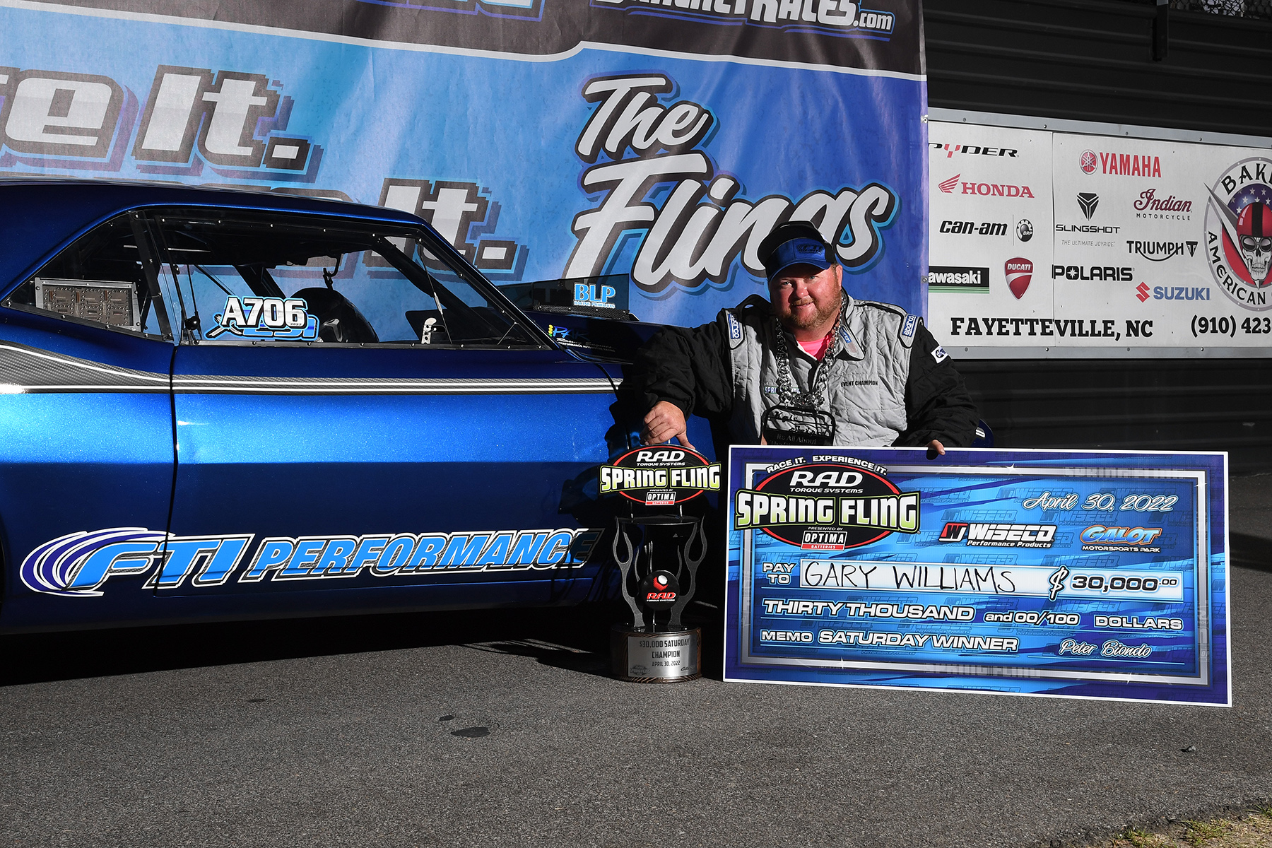 2022 Spring Fling Saturday winner Gary Williams