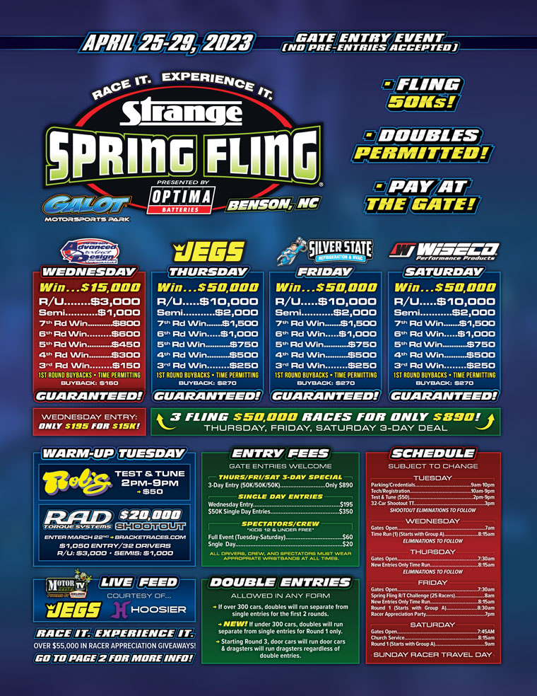 2023 Spring Fling Galot Event Flyer Page 1