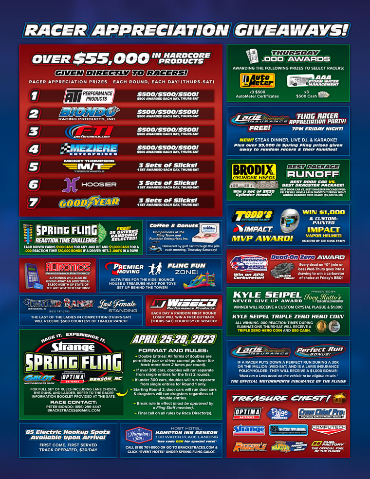 2023 Spring Fling Galot Event Flyer Page 2