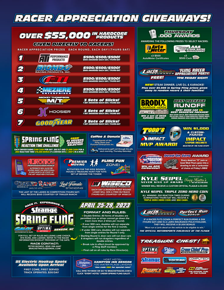 Spring Fling Galot 2023 Event Flyer Page 2