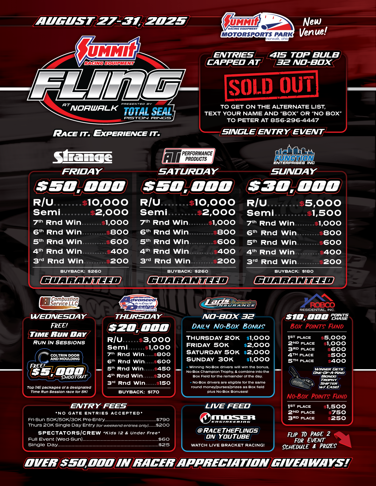Norwalk Fling Flyer page 1
