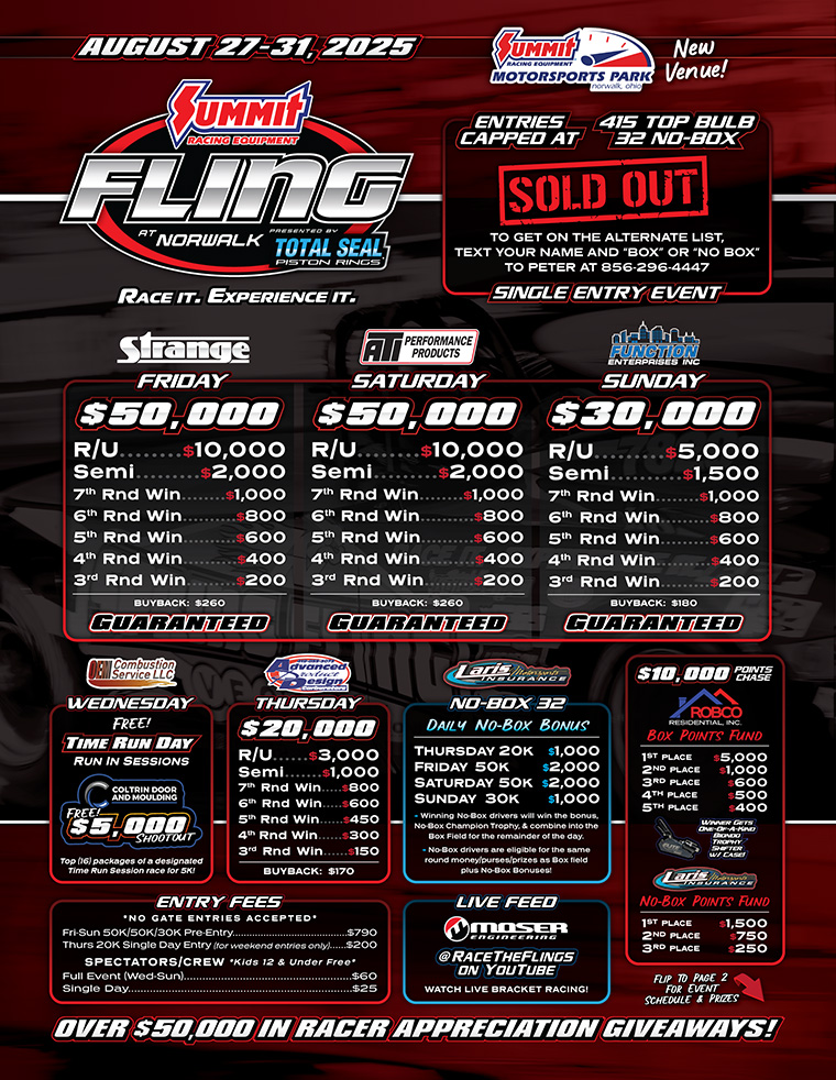 Bristol Summer Fling Flyer page 1
