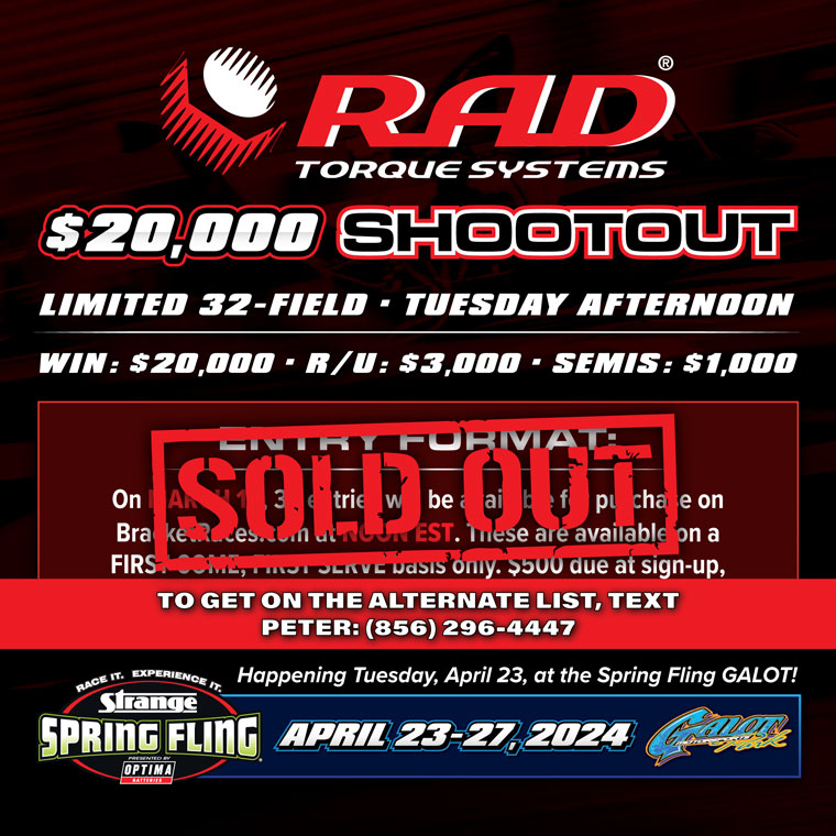 2024 Spring Fling Galot Shootout is SOLD OUT